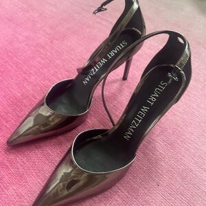 Stuart Weitzman Size 8 Metallic Heels